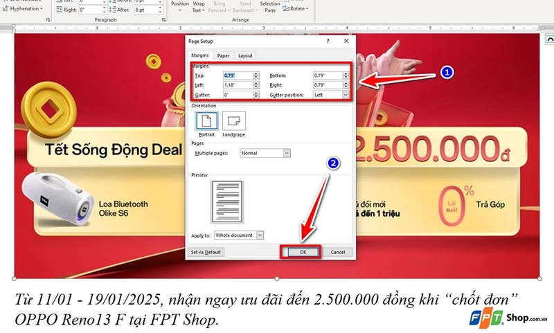 Cách căn lề trong Word 2016 - 09