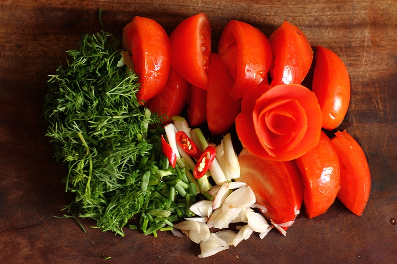 Canh cá nấu rau cần - 05