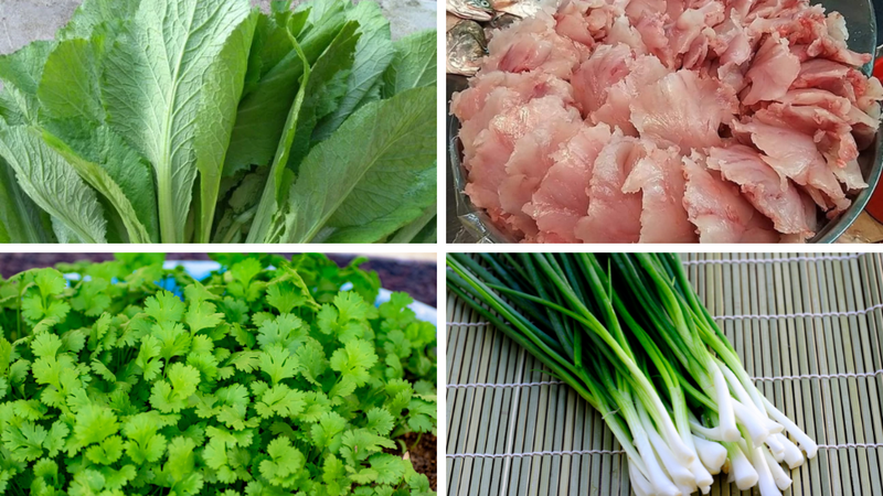 canh cải bẹ xanh cá thác lác 1