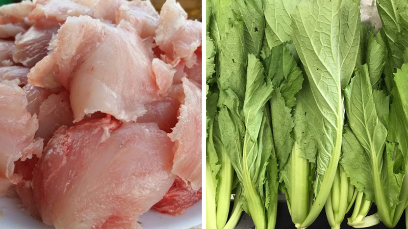 canh cải bẹ xanh cá thác lác 2