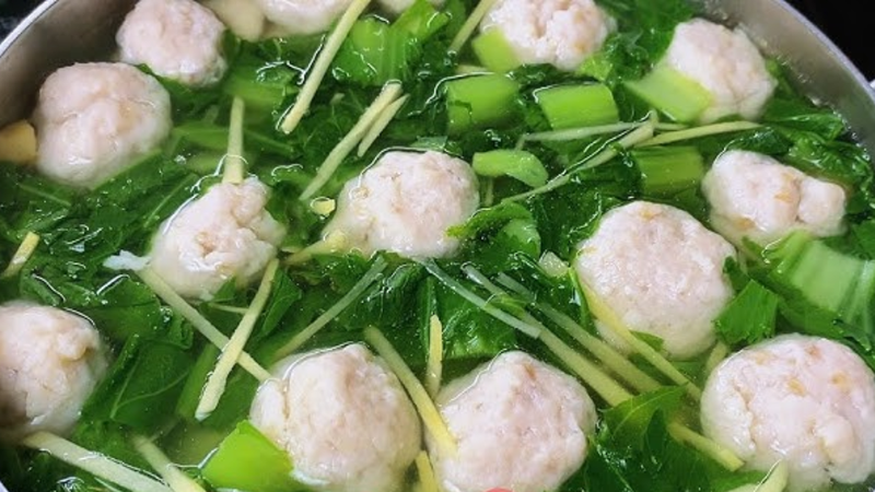 canh cải bẹ xanh cá thác lác 4