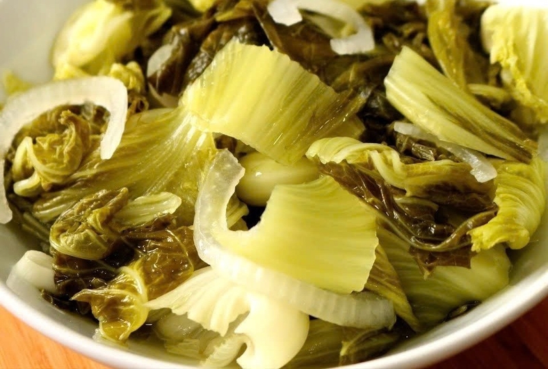 canh cải chua sườn non ảnh 4