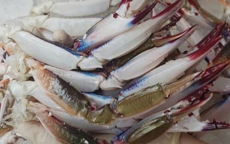 Canh cần tây càng ghẹ ảnh 3