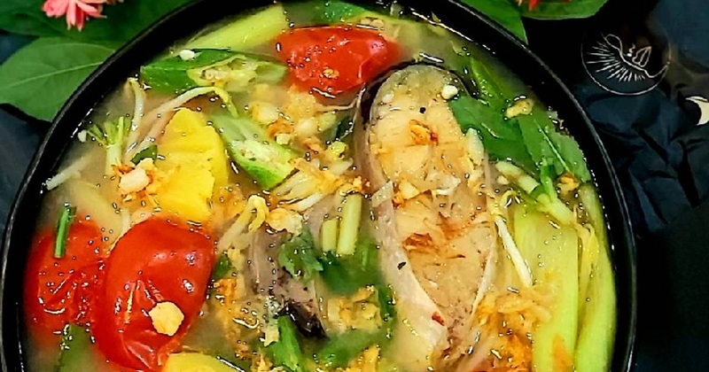 canh chua cá lăng rau nhút 6