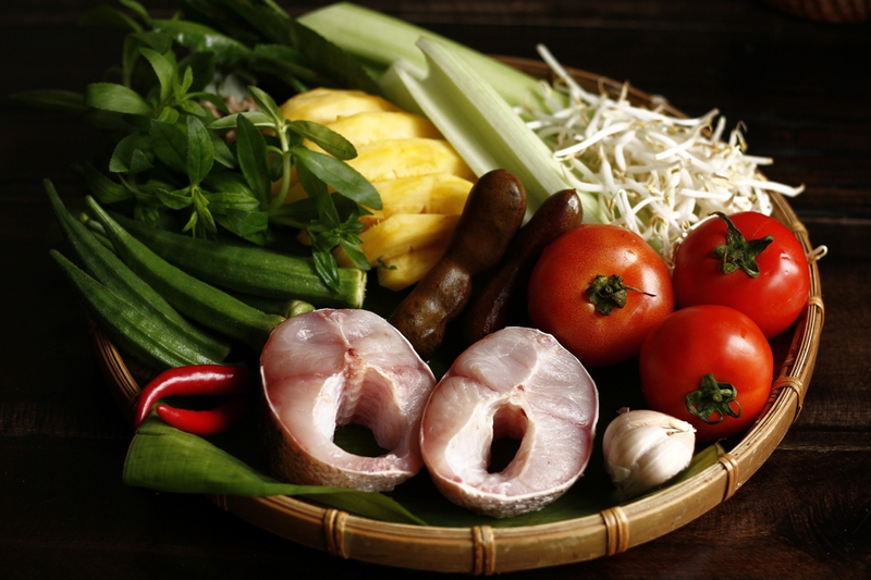 nguyen lieu nau canh chua ca nam bo