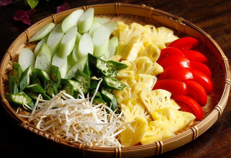 so che rau cu nau canh chua