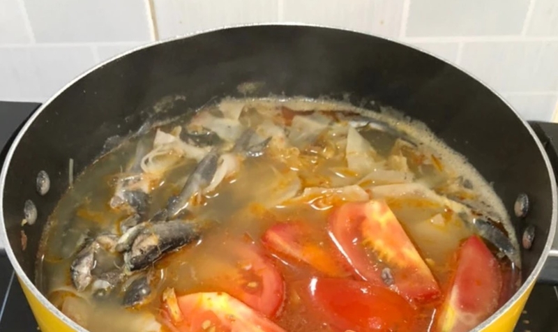 canh chua cá ngạnh nấu măng chua ảnh 12