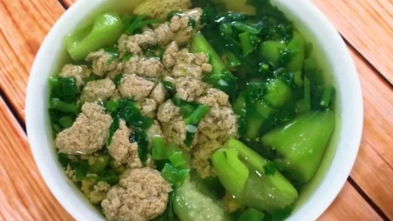 canh cua rau mồng tơi mướp 1