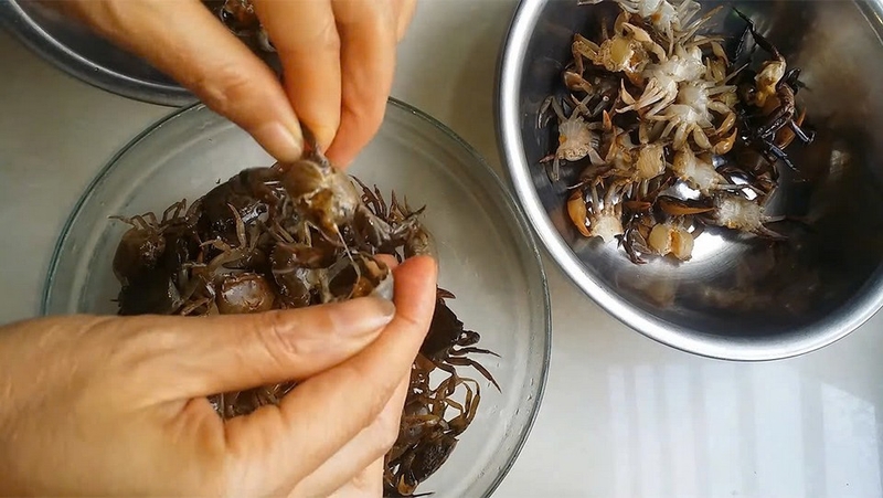 canh cua rau nhút ảnh 3