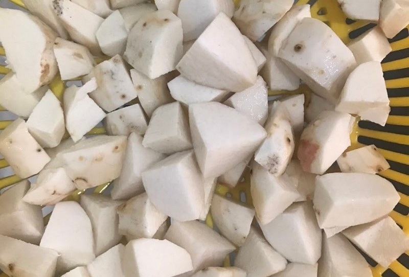 canh cua rau nhút ảnh 4