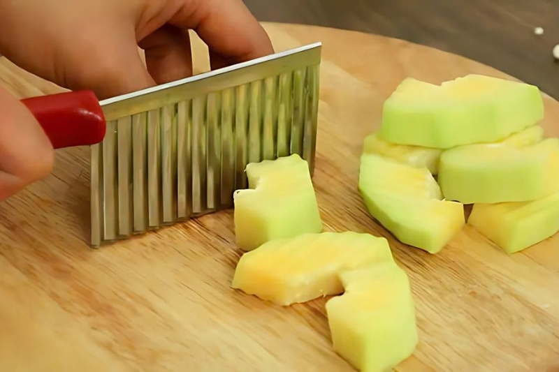 sơ chế canh đu đủ chay