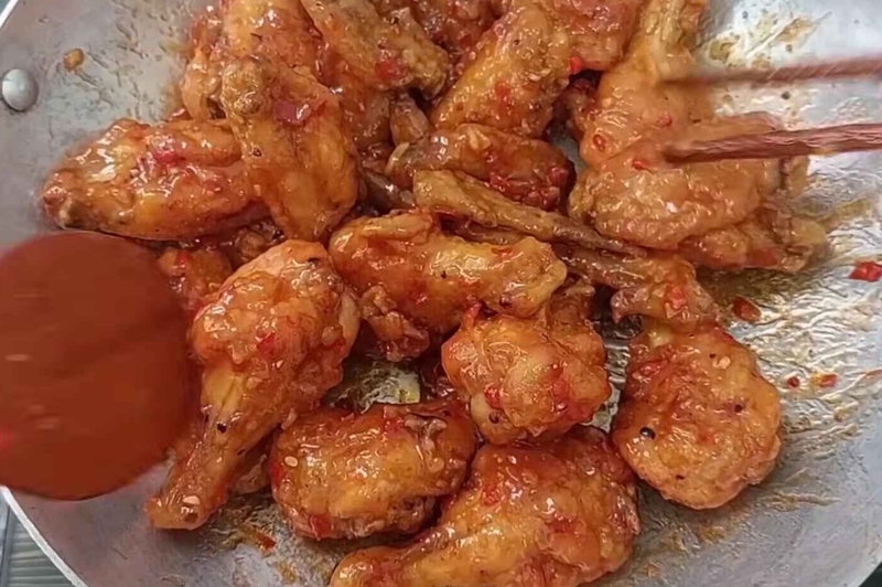 cánh gà chiên tỏi hình 11