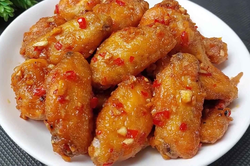 cánh gà chiên tỏi hình 13