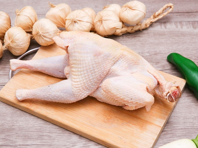 gà hấp mướp 10