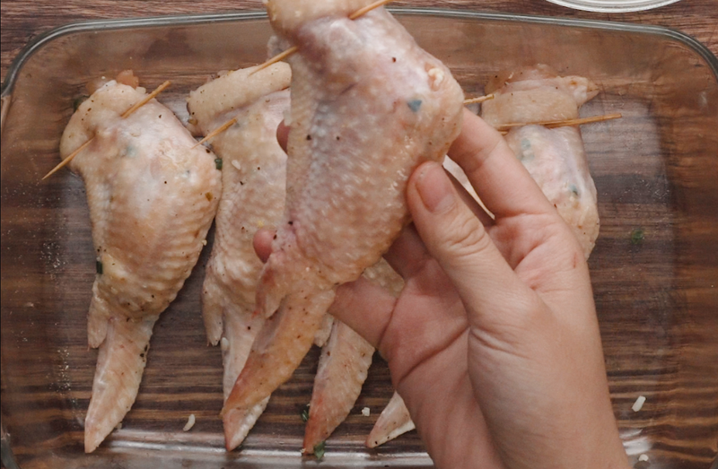 cánh gà nhồi cốm ảnh 5