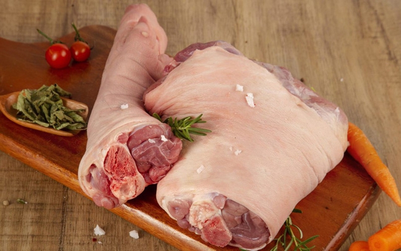 canh giò heo rau ngót ảnh 6