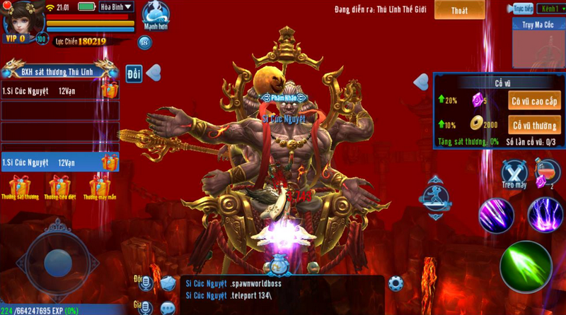 Hệ thống cảnh giới Phàm Nhân Tu Tiên VNG