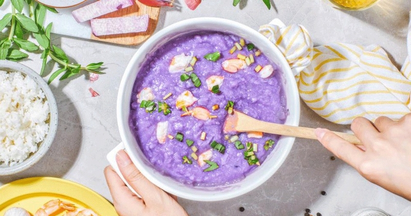 Canh khoai mỡ nấu tôm 7
