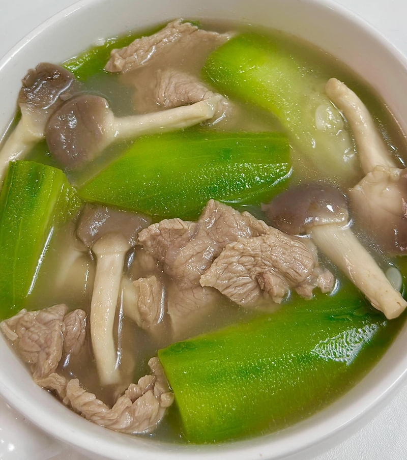 Canh mướp thịt bò hình 3