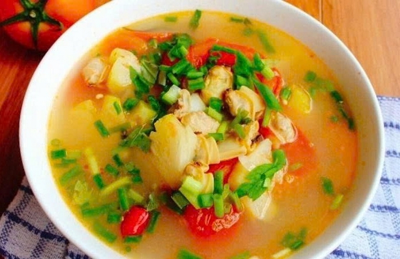 Canh ngao nấu dứa ảnh 1