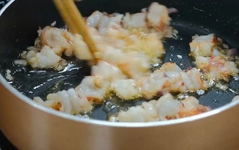 Canh rau cải xoong nấu tôm ảnh 4
