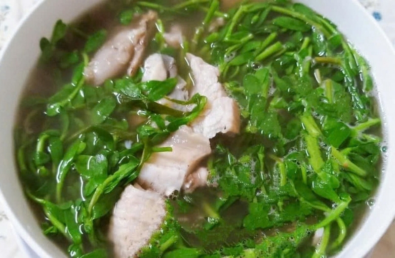 Canh rau đắng cá lóc ảnh 5