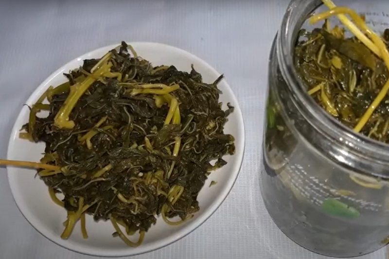 canh rau sắn chua nấu sườn 3