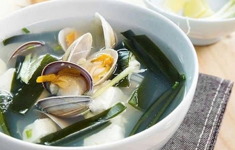 canh rong biển nấu ngao ảnh 1