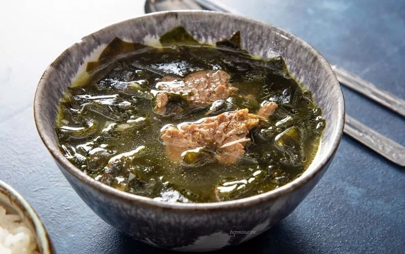 canh rong biển sườn heo ảnh 5