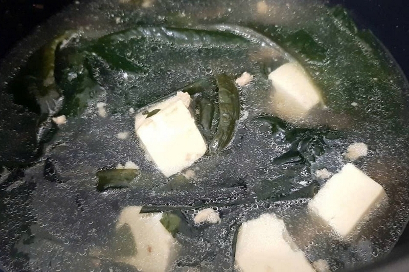 Canh rong biển thịt bằm đậu hũ ảnh 4