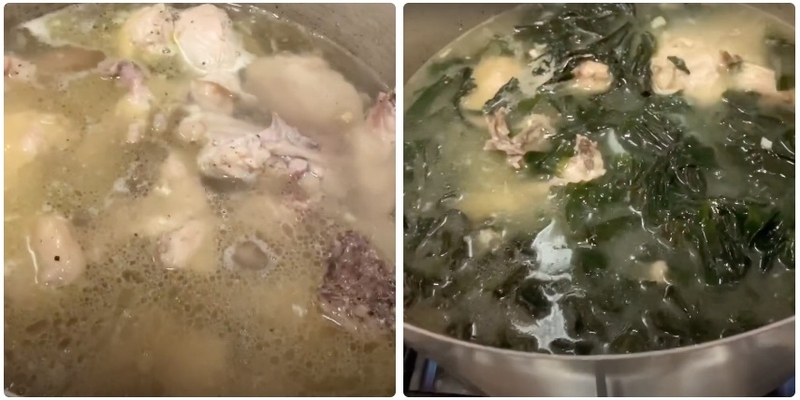 canh rong biển thịt gà 5