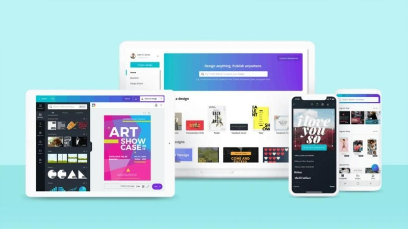 Canva là một công cụ thiết kế đồ họa trực tuyến phổ biến