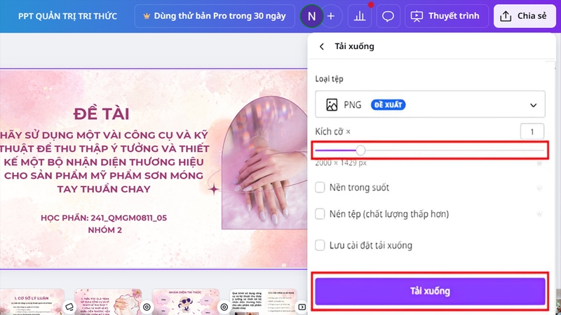 Khắc phục Canva bị lỗi không tải file được