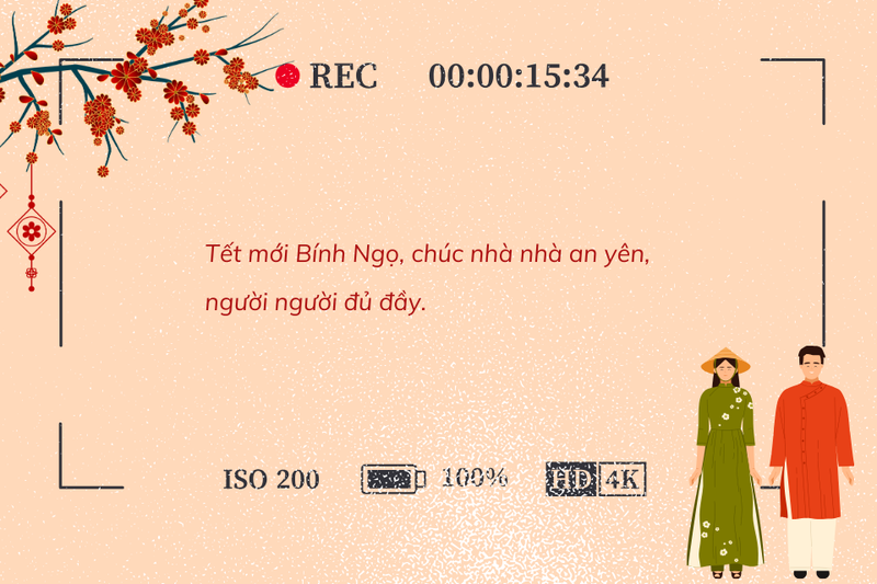 Cap đăng ảnh Tết 2026 hay, ý nghĩa