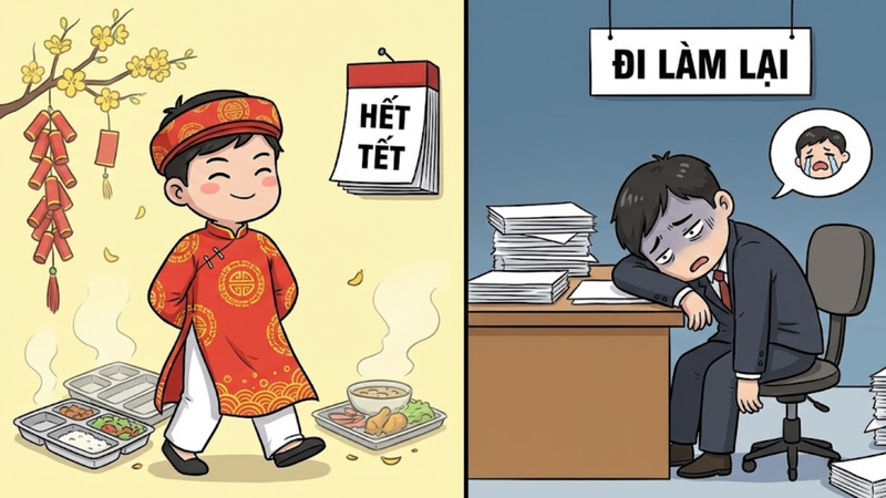 Cap hết Tết 2026 phải đi học, đi làm