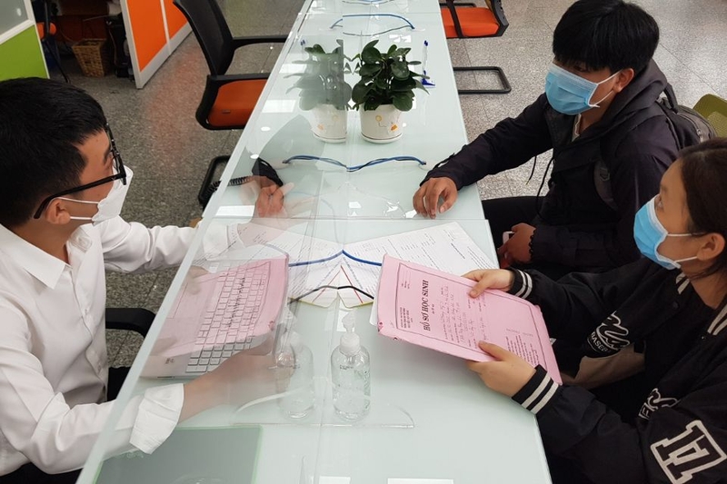 tính điểm chuẩn và nộp hồ sơ vào trường