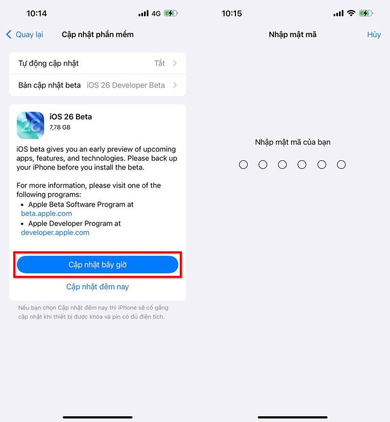 Cách cập nhật iOS 26 Developer Beta trên iPhone ảnh 4