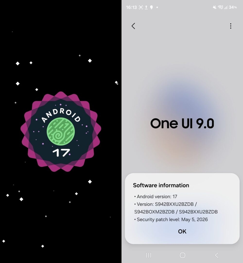 cập nhật One UI 9 Galaxy A57 - Hình 3
