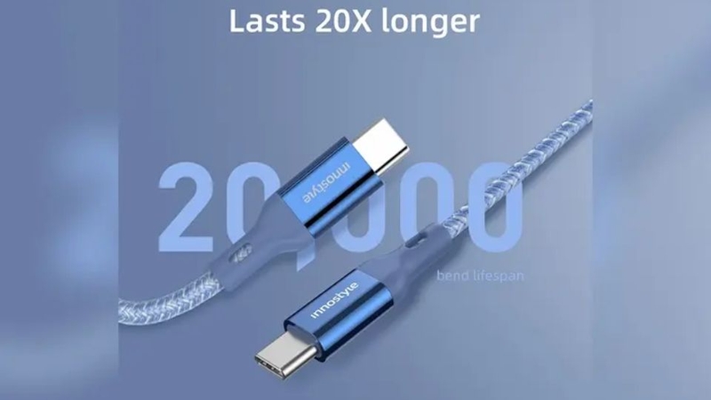 Cáp USB-C to USB-C 1,5m Innostyle PowerFlex