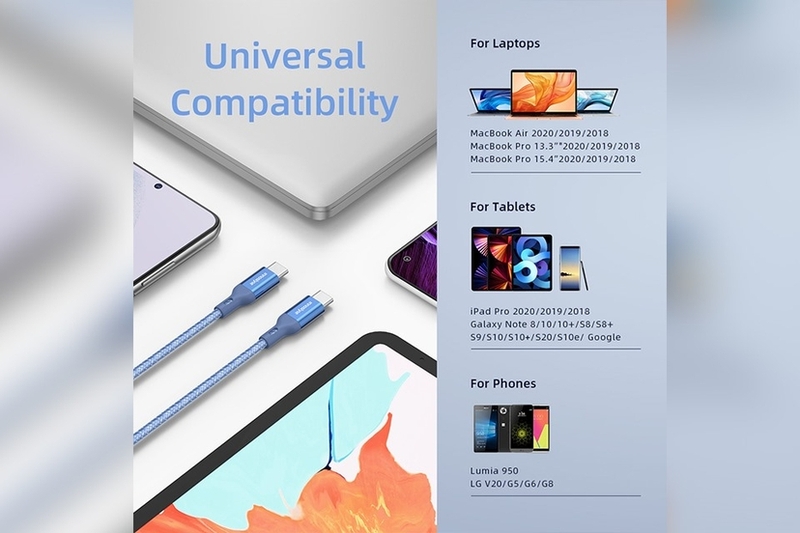 Cáp USB-C to USB-C 1.5m Innostyle PowerFlex ảnh 3