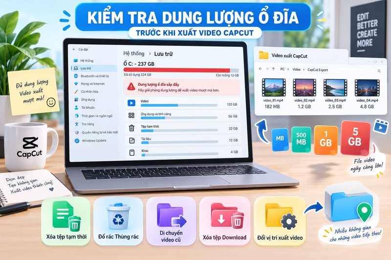 CapCut không xuất được video ảnh 4