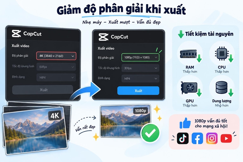 CapCut không xuất được video ảnh 5