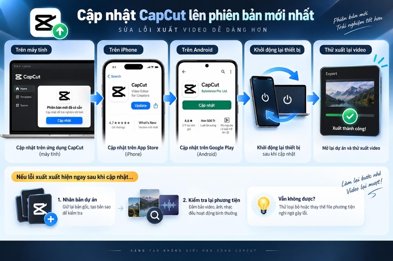 CapCut không xuất được video ảnh 9