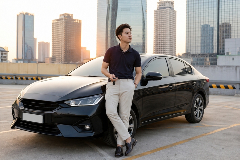caption chụp ảnh với ô tô ảnh 2