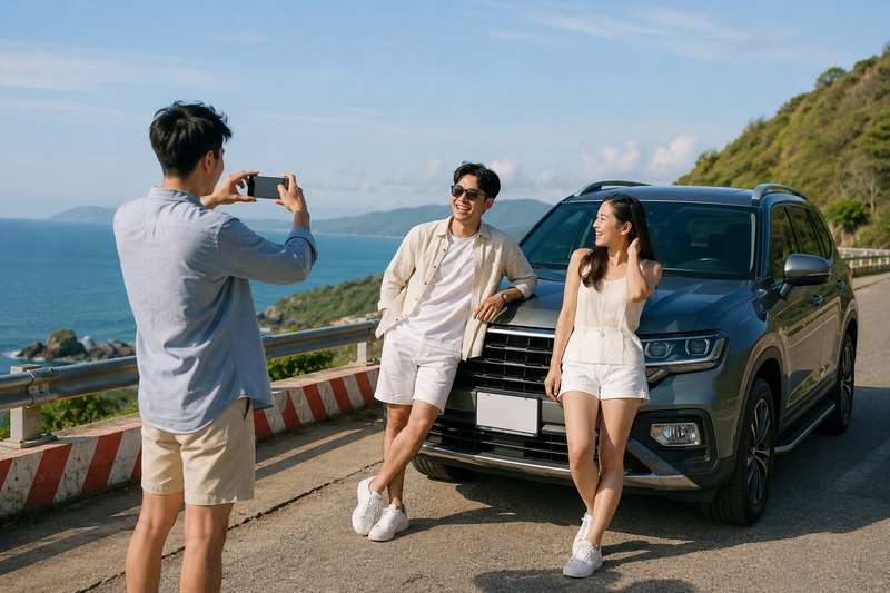 caption chụp ảnh với ô tô ảnh 3