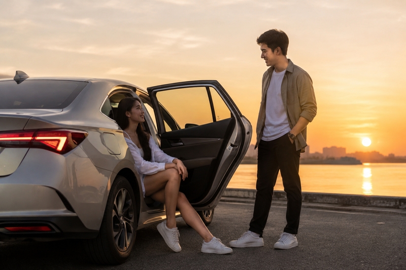 caption chụp ảnh với ô tô ảnh 4
