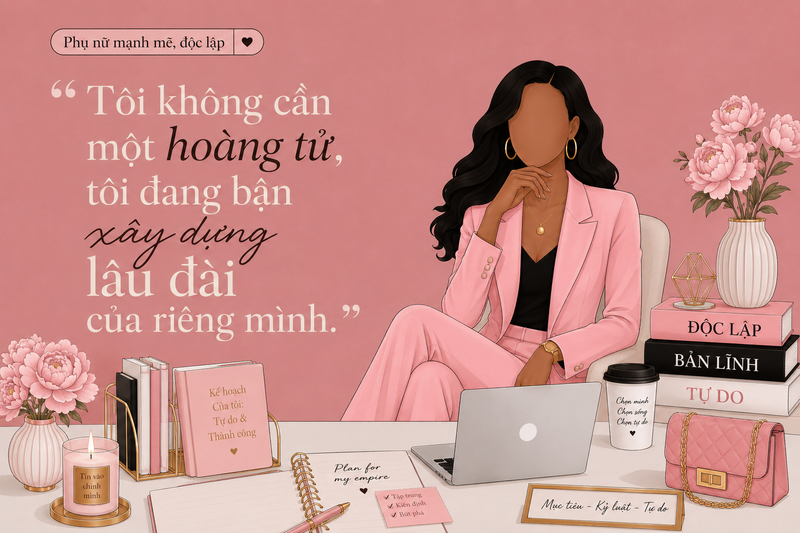 Caption phụ nữ mạnh mẽ, độc lập
