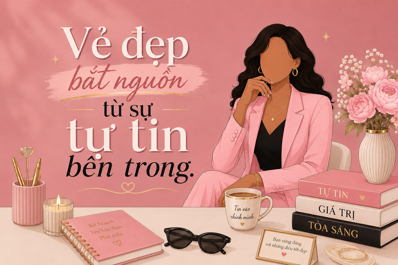 Caption phụ nữ tự tin