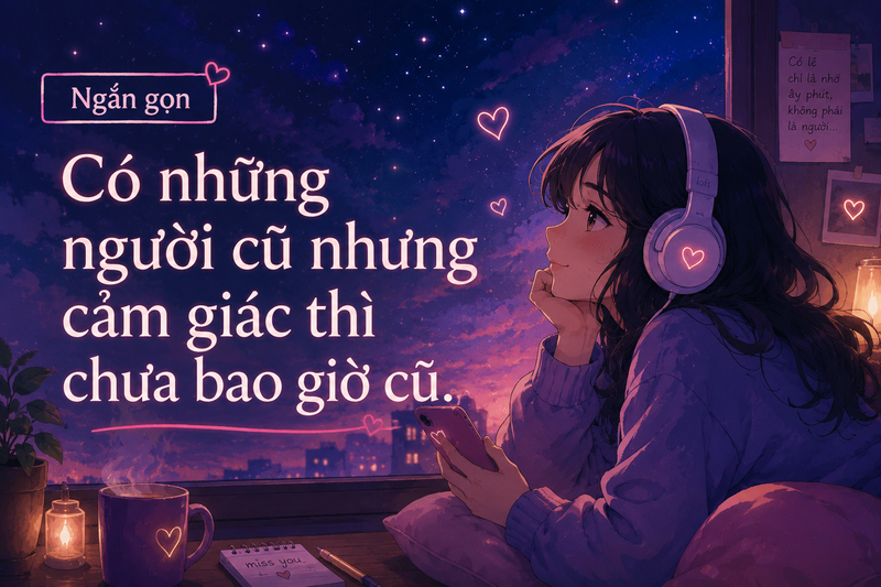 Caption thả thính người yêu cũ ngắn gọn