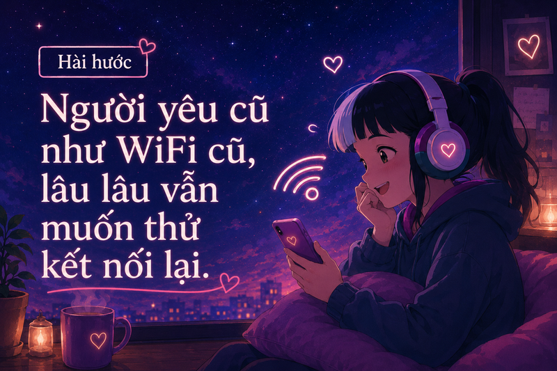Caption thả thính người yêu cũ hài hước